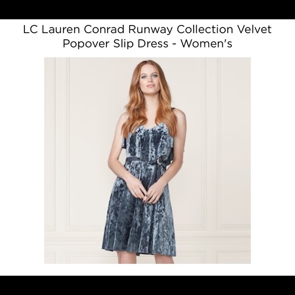 LC Lauren Conrad Dresses & Skirts - ⬇️Lauren Conrad RunwAy collection velvet dress m